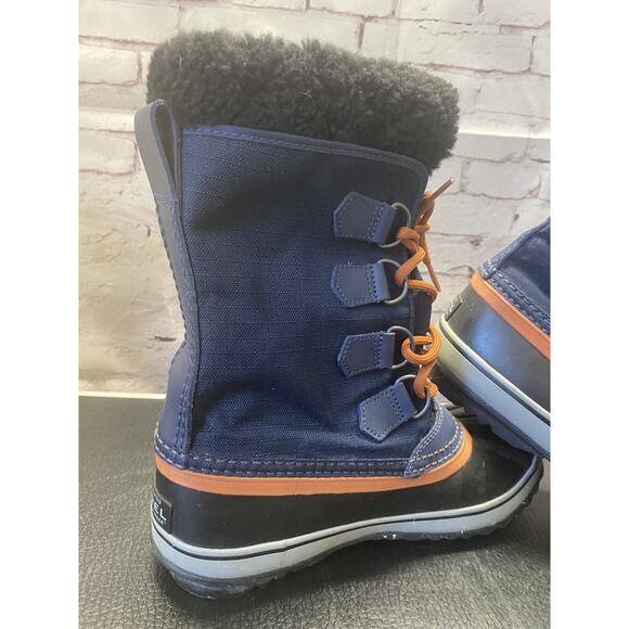 Sorel Winter Boots Nylon Upper Rubber Base Insulated SZ 7 US Great Cond. main image 8